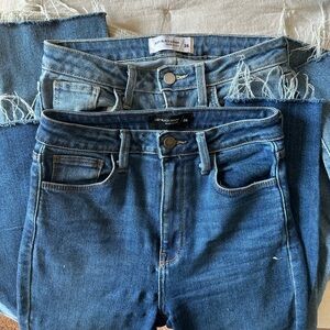 JBD bundle of 2 pair of just black denim blue jeans